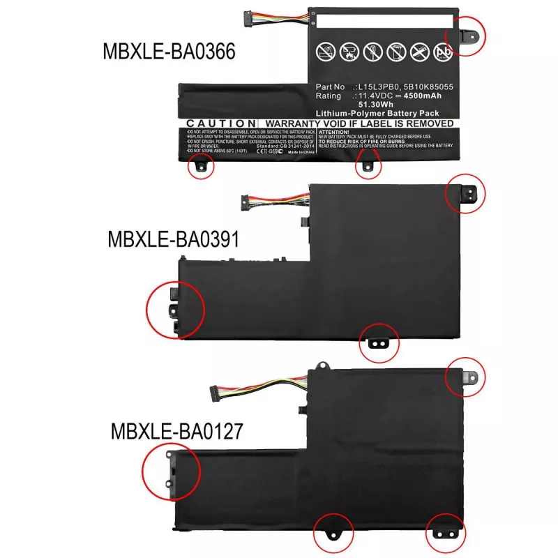 CoreParts MBXLE-BA0127 baterija nešiojamam kompiuteriui