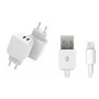CoreParts MBXUSB-AC0007 belaidis įkroviklis išmaniesiems telefonams Baltas AC vidaus