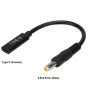 CoreParts MBXUSBC-CO0005 USB C – 5,5×2,5 mm keitiklis, juodas