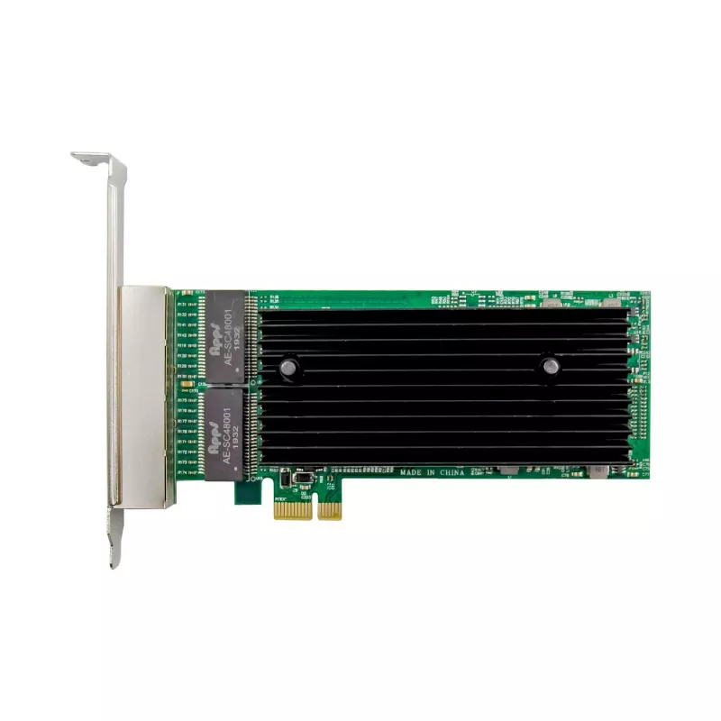 Tinklo plokštė MicroConnect MC-PCIEX1-82576-Q PCIe x1 dviejų prievadų Gigabit Ethernet 82576