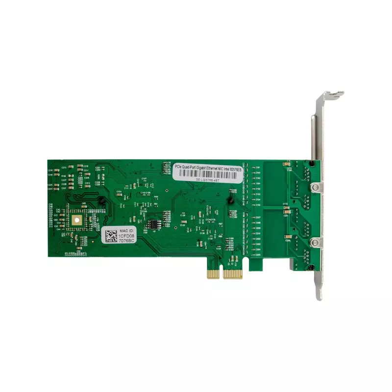 Tinklo plokštė MicroConnect MC-PCIEX1-82576-Q PCIe x1 dviejų prievadų Gigabit Ethernet 82576