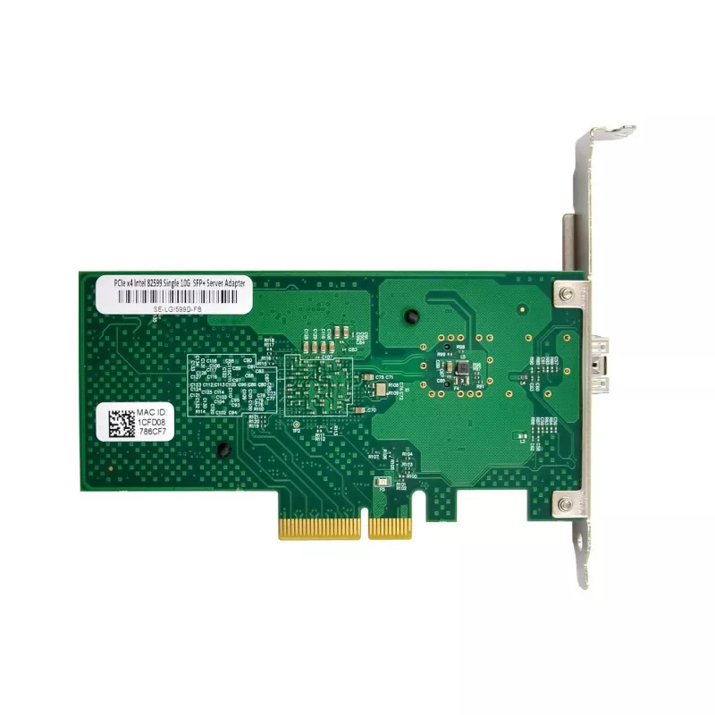 Tinklo plokštė MicroConnect X520-DA1 PCIe x4 — dviejų prievadų 10GbE SFP+