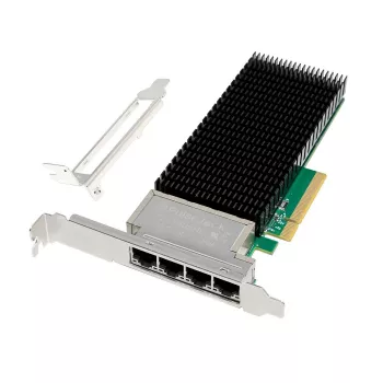 Tinklo plokštė MicroConnect X710-T4 PCIe x8 10GbE 4 prievadai