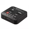 „CoreParts MS-CLONER-M2-SD“ M.2 dviejų lizdų dėklas su 1:1 klonavimo funkcija, juodas, USB Type-C