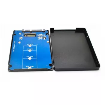 CoreParts MSNX1001B išorinis SSD dėklas, juodas, 2,5 colio