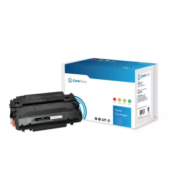 CoreParts Toner juodas CE255X, 12500 puslapių, juoda, 1 vnt.