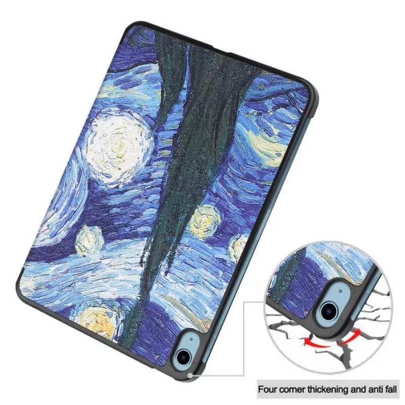 CoreParts TABX-IP10-COVER13 dėklas planšetei 27,7 cm (10,9 col.) sulankstomas dėklas Mėlyna, Žalia, Oranžinė, Balta, Geltona
