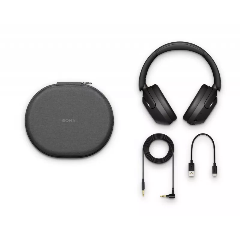Sony WH-XB910N juodos spalvos belaidės ausinės su triukšmo slopinimu