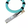 BlueOptics InfiniBand / šviesolaidinis kabelis QSFP56–QSFP56, 10 m, Aqua