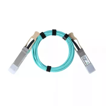 Šviesolaidinis InfiniBand kabelis BlueOptics MFS1S00-V010E-BO QSFP56 į QSFP56, 10 m, oranžinis, kištukas–kištukas