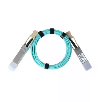 Aktyvus optinis kabelis (AOC) BlueOptics P08230-001-BO QSFP56–QSFP56, 10 m, cian