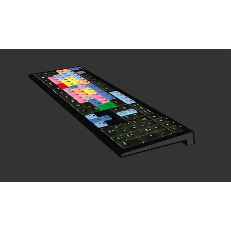 Logickeyboard Avid Media Composer ASTRA 2 apšviesta klaviatūra PC vokiška (LKB-MCOM4-A2PC-DE)