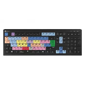Logickeyboard Avid Media Composer ASTRA 2 apšviesta klaviatūra PC vokiška (LKB-MCOM4-A2PC-DE)