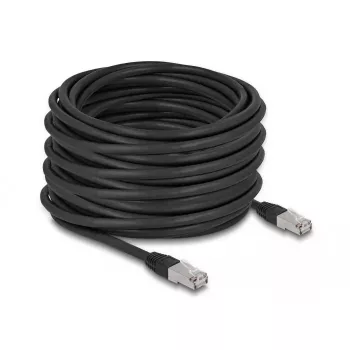 DeLOCK RJ45 Cat.6A 20m juodas tinklo kabelis