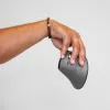 BakkerElkhuizen FastForward Pro pelė, dešinei rankai, vertikalus dizainas, optinė, RF belaidis + Bluetooth + USB Type-C, 5000 DPI, juoda, pilka
