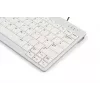 BakkerElkhuizen UltraBoard 950 V2 DE Qwertz, laidinė, USB, žirklinis mechanizmas, QWERTZ, tamsiai pilka, šviesiai pilka