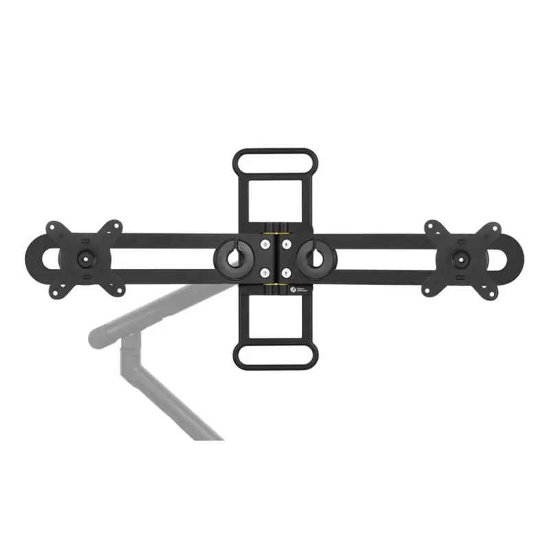 BakkerElkhuizen BE Universal Crossbar, 8 kg, 43,2 cm (17 col.), 88,9 cm (35 col.), 100 x 100 mm, aukščio reguliavimas, juoda