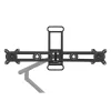 BakkerElkhuizen BE Universal Crossbar, 8 kg, 43,2 cm (17 col.), 88,9 cm (35 col.), 100 x 100 mm, aukščio reguliavimas, juoda