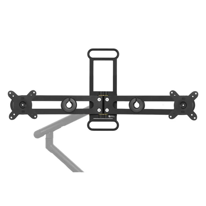 BakkerElkhuizen BE Universal Crossbar, 8 kg, 43,2 cm (17 col.), 88,9 cm (35 col.), 100 x 100 mm, aukščio reguliavimas, juoda