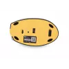 BakkerElkhuizen Handshake Mouse Left, kairiarankiams, vertikalus dizainas, optinis, RF belaidis + Bluetooth + USB Type-C, 6400 DPI, juoda, pilka