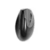 BakkerElkhuizen Handshake Mouse dešinei rankai, vertikalios konstrukcijos, optinis, RF belaidis + Bluetooth + USB Type-C, 6400 DPI, juoda, pilka