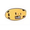 BakkerElkhuizen Handshake Mouse dešinei rankai, vertikalios konstrukcijos, optinis, RF belaidis + Bluetooth + USB Type-C, 6400 DPI, juoda, pilka