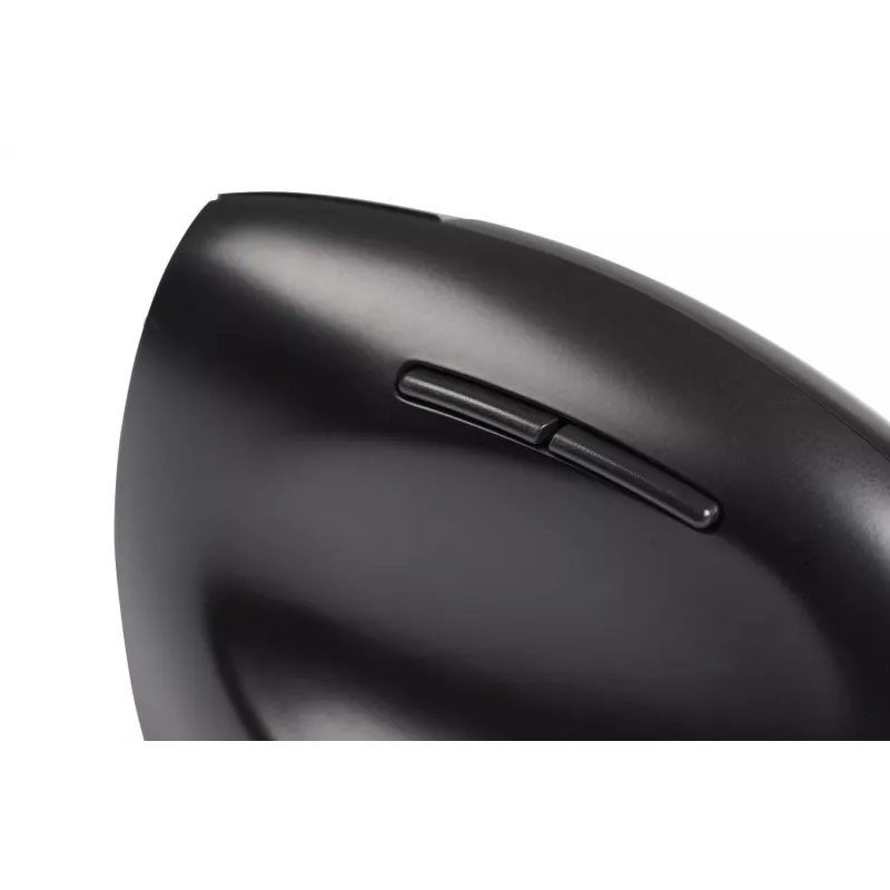 BakkerElkhuizen Handshake Mouse dešinei rankai, vertikalios konstrukcijos, optinis, RF belaidis + Bluetooth + USB Type-C, 6400 DPI, juoda, pilka