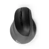 BakkerElkhuizen PRF Pro pelė kairiarankiams, kairė ranka, vertikali konstrukcija, optinė, RF Wireless + Bluetooth + USB Type-C, 2400 DPI, juoda, pilka