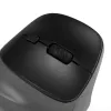 BakkerElkhuizen PRF Pro pelė kairiarankiams, kairė ranka, vertikali konstrukcija, optinė, RF Wireless + Bluetooth + USB Type-C, 2400 DPI, juoda, pilka