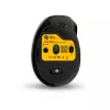 BakkerElkhuizen MidWay pelė dešinei rankai, vertikalaus dizaino, optinė, RF belaidė + Bluetooth + USB Type-C, 2400 DPI, pilka, juoda