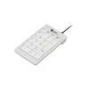 BakkerElkhuizen UltraBoard 955 V2 Numeric, USB, 22 klavišai, nešiojamam/ staliniam kompiuteriui, 1,5 m, tamsiai pilka, šviesiai pilka