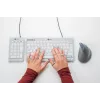 BakkerElkhuizen UltraBoard 955 V2 Numeric, USB, 22 klavišai, nešiojamam/ staliniam kompiuteriui, 1,5 m, tamsiai pilka, šviesiai pilka