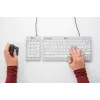 BakkerElkhuizen UltraBoard 955 V2 Numeric, USB, 22 klavišai, nešiojamam/ staliniam kompiuteriui, 1,5 m, tamsiai pilka, šviesiai pilka
