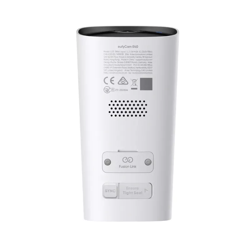 IP apsaugos bullet kamera Anker Eufy eufyCam E40 2 kamerų rinkinys su HomeBase S280, lauko, 2688×1520 px, 130° matymo kampas, montavimas ant sienos