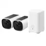 IP apsaugos bullet kamera Anker Eufy eufyCam E40 2 kamerų rinkinys su HomeBase S280, lauko, 2688×1520 px, 130° matymo kampas, montavimas ant sienos