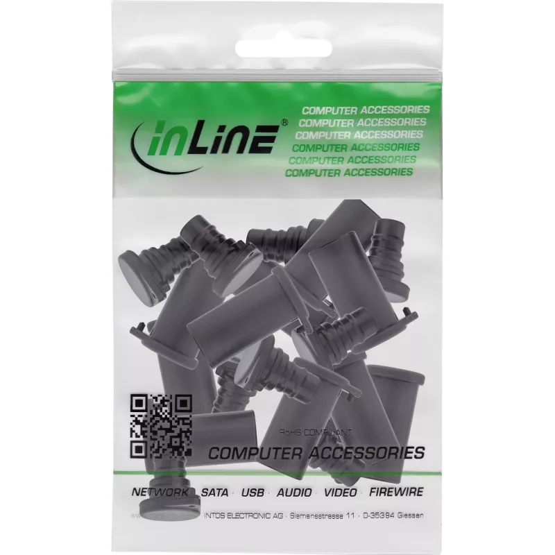 InLine 94030 laido jungtis Juoda