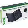 InLine 55379G Bluetooth skaitmeninė klaviatūra su jutikliniu kilimėliu ir ekranu, sulankstoma, juoda