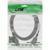 InLine 16933L maitinimo ilginimo laidas 3 m IEC C13 (užrakinamas) – IEC C14, juodas