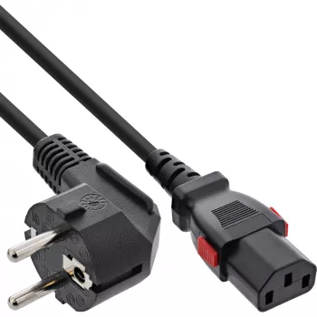InLine 16954L maitinimo laidas 0.5 m IEC C13 CEE7/7 juodas