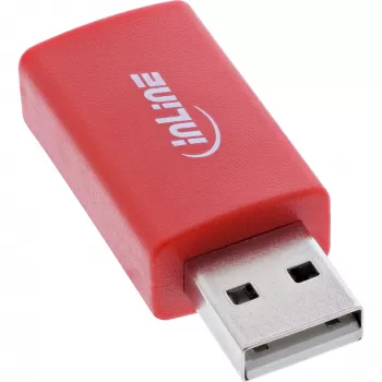 Keitiklis InLine 31653 USB-A į USB-A, USB 2.0, raudonas