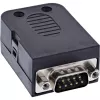 InLine 92501J D-Sub 9 jungtis su gnybtų bloku, juoda