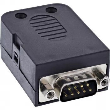 InLine 92501J D-Sub 9 jungtis su gnybtų bloku, juoda
