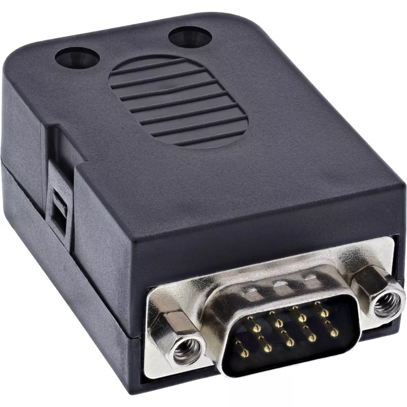 InLine 92501J D-Sub 9 jungtis su gnybtų bloku, juoda