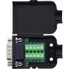 InLine 92501J D-Sub 9 jungtis su gnybtų bloku, juoda