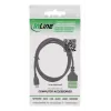 InLine 92504E laidas jungtis USB-C / gnybtų blokas, 5 kontaktų, juoda, žalia