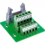 InLine 92504O laido jungtis IDC 10 / gnybtų blokas 5 gnybtai Žalia, Šviesiai pilka