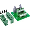 InLine 92504O laido jungtis IDC 10 / gnybtų blokas 5 gnybtai Žalia, Šviesiai pilka