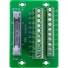 InLine 92504P IDC 20 lizdo į 10 kontaktų gnybtų bloką adapteris, montuojamas ant PCB