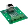 InLine 92505A RJ45 gnybtų blokas 8P8C / gnybtų juosta 9 gnybtai Žalia