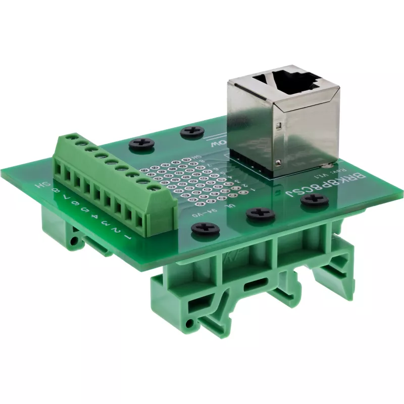 InLine 92505A RJ45 gnybtų blokas 8P8C / gnybtų juosta 9 gnybtai Žalia